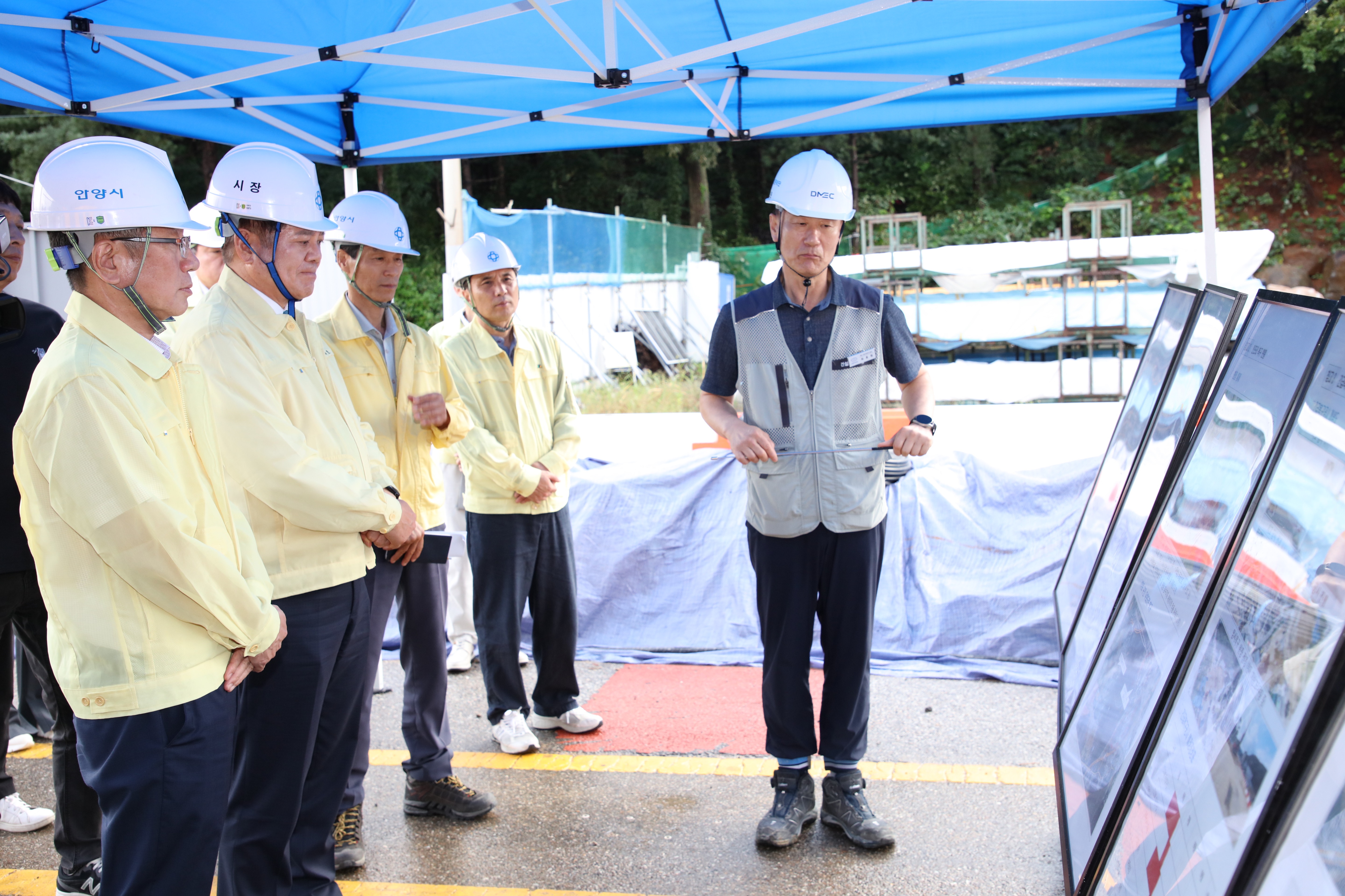 2025.09.16. 신안산선 붕괴사고 공사현장 방문