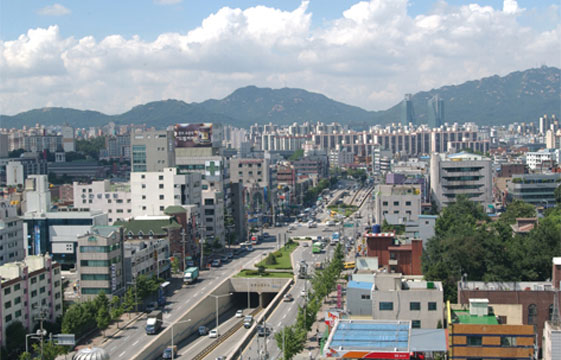 호계1동 전경