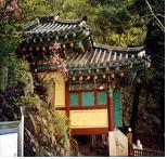 삼막사 마애삼존불 사진